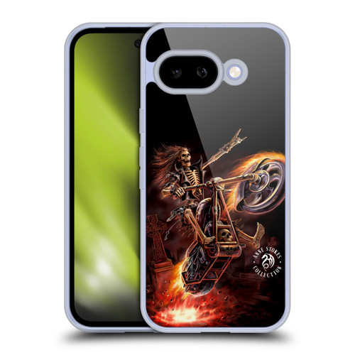 Anne Stokes Fire Tribal Hello Rider Poster Soft Gel Case for Google Pixel 9A