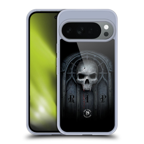 Anne Stokes Gothic Await The Night Skull Soft Gel Case for Google Pixel 10
