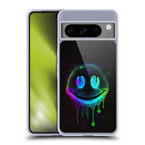 Wumples Cosmic Arts Drip Smiley Soft Gel Case for Google Pixel 8 Pro