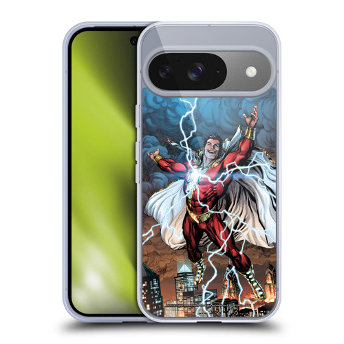 Justice League DC Comics Shazam Comic Book Art Issue #1 Variant 2019 Soft Gel Case for Google Pixel 9 / Pixel 9 Pro