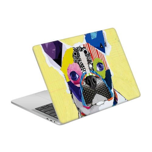 Michel Keck Dogs Boston Terrier Vinyl Sticker Skin Decal Cover for Apple MacBook Pro 13" A2338