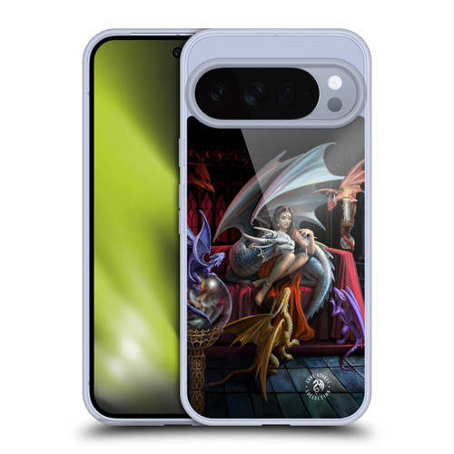 Anne Stokes Mix Fantasy Art Dragon Charm Soft Gel Case for Google Pixel 10 Pro XL