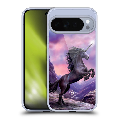 Anne Stokes Mythical Creatures Black Unicorn Soft Gel Case for Google Pixel 10 Pro XL
