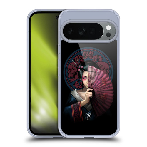 Anne Stokes Oriental Skull Geisha Soft Gel Case for Google Pixel 10