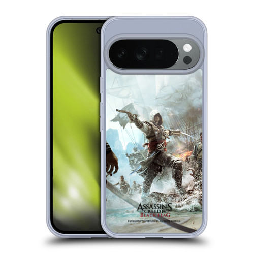 Assassin's Creed Black Flag Key Art Edward on Shore 2 Soft Gel Case for Google Pixel 10