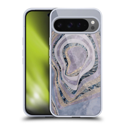 LebensArt Geo Liquid Marble Precious Waves Soft Gel Case for Google Pixel 9 Pro XL