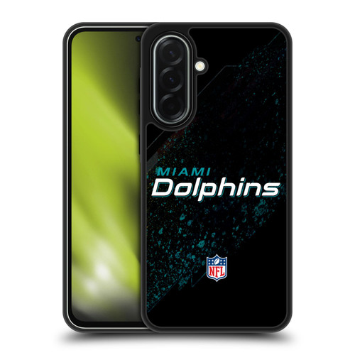 NFL Miami Dolphins Logo Blur Gel Armour Case For Samsung Galaxy A36 5G