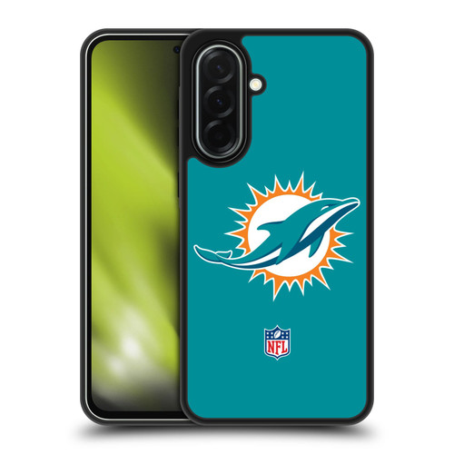 NFL Miami Dolphins Logo Plain Gel Armour Case For Samsung Galaxy A36 5G