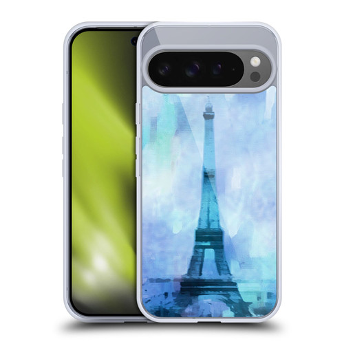 LebensArt Pastels Blue Soft Gel Case for Google Pixel 9 Pro XL