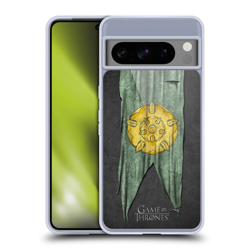 HBO Game of Thrones Sigil Flags Tyrell Soft Gel Case for Google Pixel 8 Pro