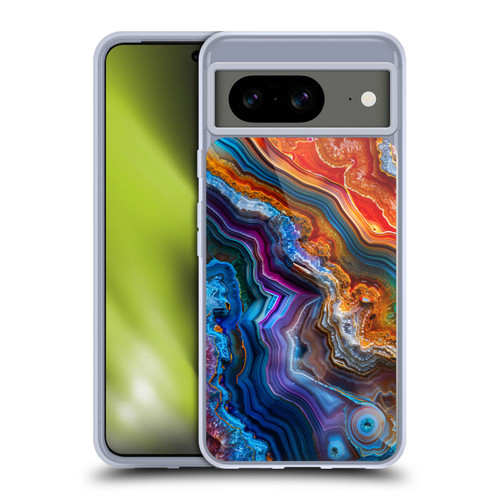 Haroulita Agates Multicolor Soft Gel Case for Google Pixel 8