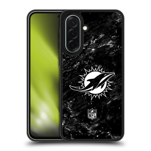 NFL Miami Dolphins Artwork Marble Gel Armour Case For Samsung Galaxy A36 5G