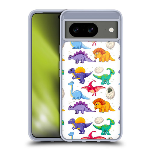 Haroulita Forest Dinosaurs Soft Gel Case for Google Pixel 8