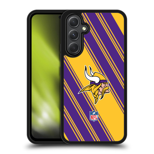 NFL Minnesota Vikings Artwork Stripes Gel Armour Case For Samsung Galaxy A54 5G