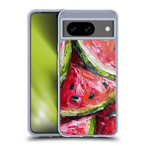 Haroulita Fruit Pattern Watermelon Soft Gel Case for Google Pixel 8
