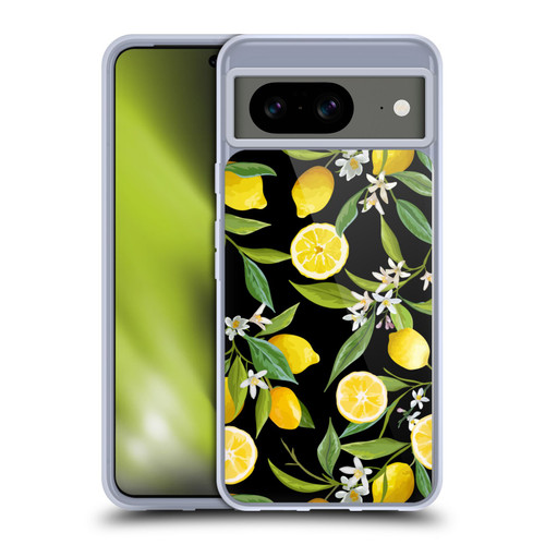 Haroulita Fruits Flowers And Lemons Soft Gel Case for Google Pixel 8