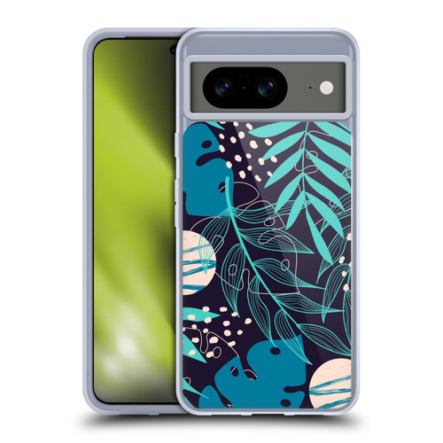 Haroulita Leaves 2 Overlays Soft Gel Case for Google Pixel 8