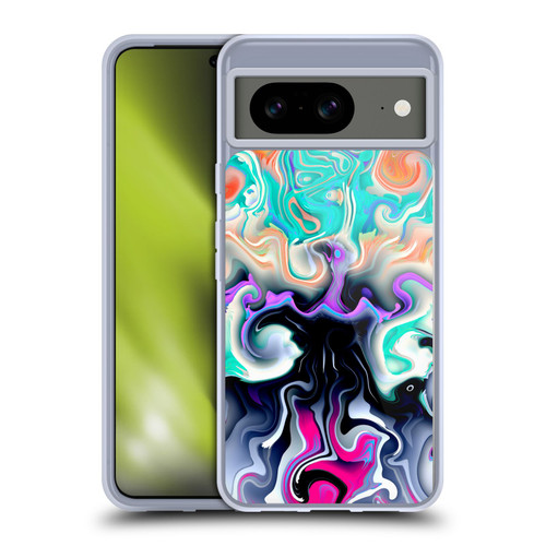 Haroulita Liquid Marble Glitch Soft Gel Case for Google Pixel 8