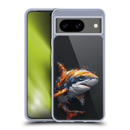 Haroulita Mix Art Animals Shark Soft Gel Case for Google Pixel 8