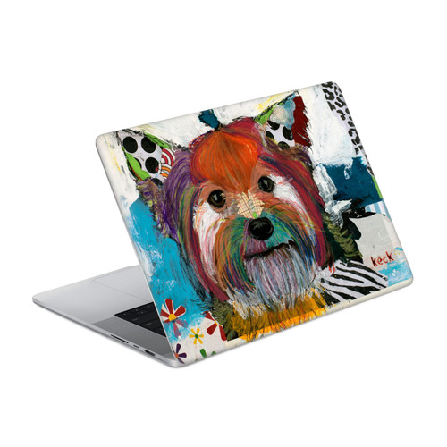 Michel Keck Dogs Silky Terrier Vinyl Sticker Skin Decal Cover for Apple MacBook Pro 14" A2442