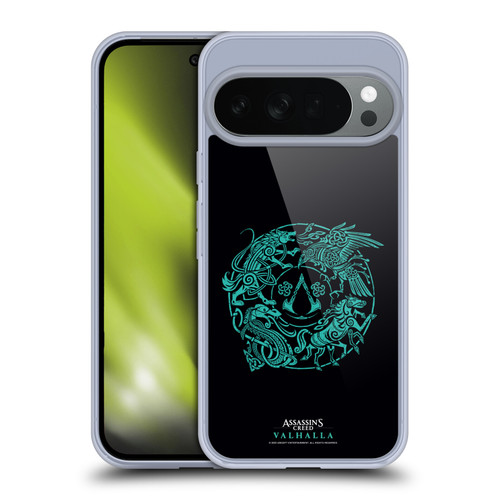 Assassin's Creed Valhalla Compositions And Patterns Animals Crest Soft Gel Case for Google Pixel 10
