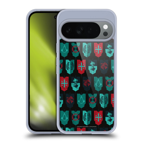 Assassin's Creed Valhalla Compositions And Patterns Banners Soft Gel Case for Google Pixel 10