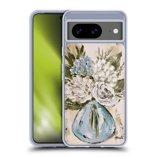Haley Bush Floral Painting Blue And White Vase Soft Gel Case for Google Pixel 8