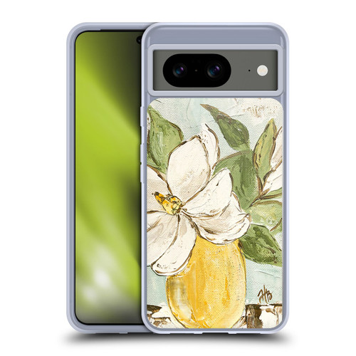 Haley Bush Floral Painting Magnolia Yellow Vase Soft Gel Case for Google Pixel 8