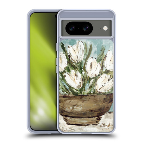 Haley Bush Floral Painting Tulip Bowl Soft Gel Case for Google Pixel 8