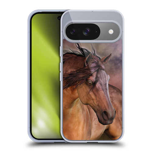 Laurie Prindle Western Stallion Brown Soft Gel Case for Google Pixel 9 / Pixel 9 Pro