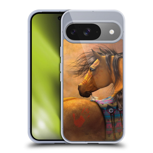 Laurie Prindle Western Stallion Kiowa Gold Soft Gel Case for Google Pixel 9 / Pixel 9 Pro
