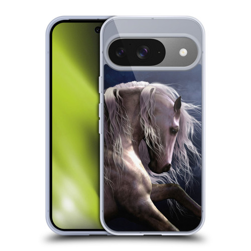 Laurie Prindle Western Stallion Night Silver Ghost II Soft Gel Case for Google Pixel 9 / Pixel 9 Pro