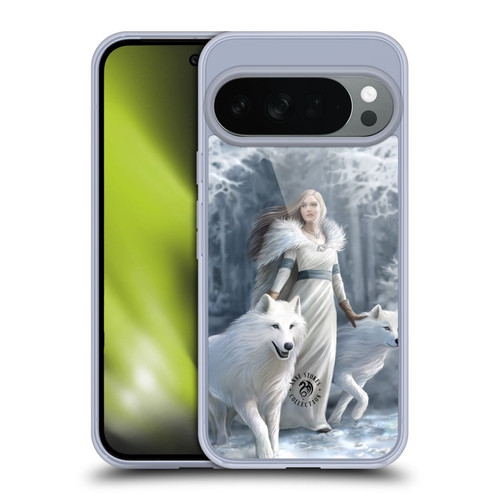 Anne Stokes Wolves Winter Guardians Soft Gel Case for Google Pixel 10