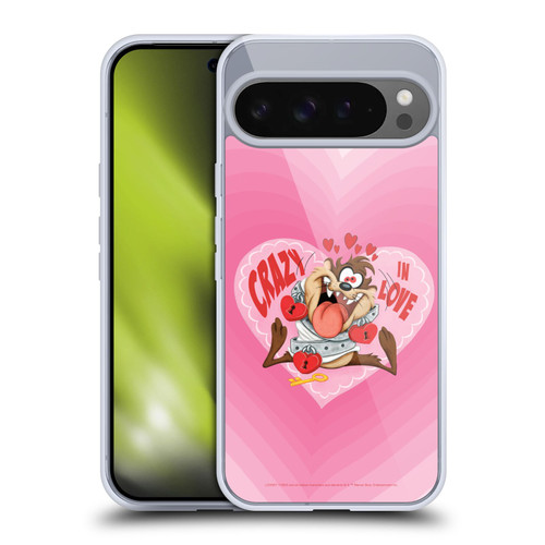 Looney Tunes Season Tasmanian Devil In Love Soft Gel Case for Google Pixel 9 Pro XL