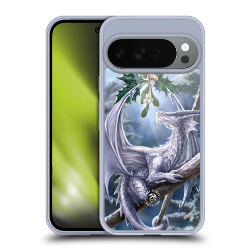 Anne Stokes Yule Snow Dragon Soft Gel Case for Google Pixel 10