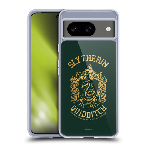 Harry Potter Deathly Hallows X Slytherin Quidditch Soft Gel Case for Google Pixel 8