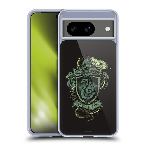Harry Potter Deathly Hallows XIV Slytherin Soft Gel Case for Google Pixel 8