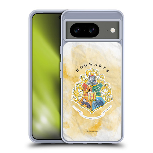 Harry Potter Deathly Hallows XVII Hogwarts Crest Soft Gel Case for Google Pixel 8