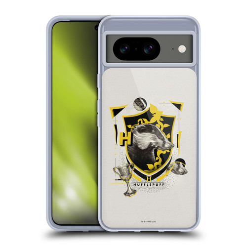 Harry Potter Deathly Hallows XXVII Hufflepuff Soft Gel Case for Google Pixel 8