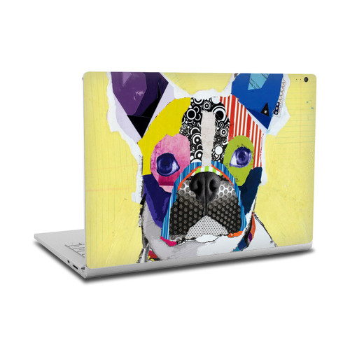 Michel Keck Dogs Boston Terrier Vinyl Sticker Skin Decal Cover for Microsoft Surface Book 2