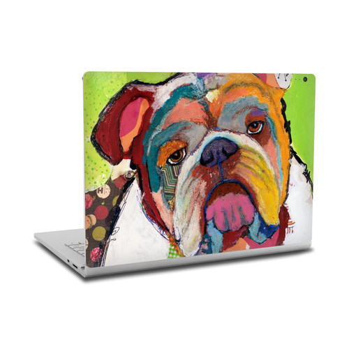 Michel Keck Dogs Bulldog Vinyl Sticker Skin Decal Cover for Microsoft Surface Book 2