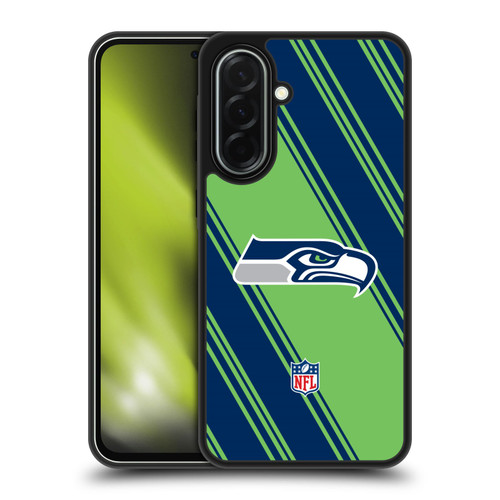 NFL Seattle Seahawks Artwork Stripes Gel Armour Case For Samsung Galaxy A36 5G