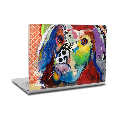 Michel Keck Dogs Irish Setter Vinyl Sticker Skin Decal Cover for Microsoft Surface Book 2
