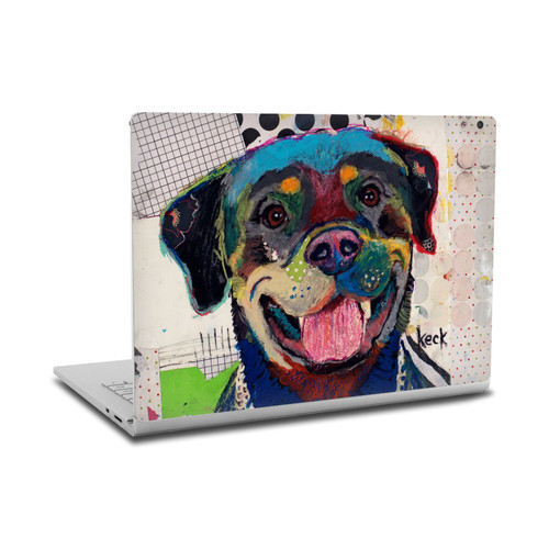 Michel Keck Dogs Rottweiler Vinyl Sticker Skin Decal Cover for Microsoft Surface Book 2