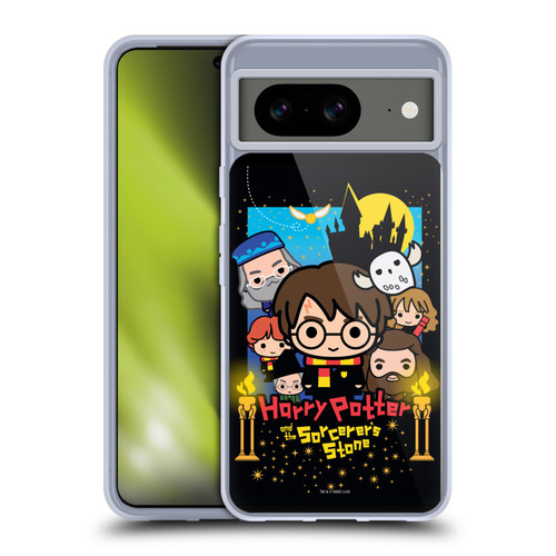 Harry Potter Deathly Hallows I Sorcerer's Stone Soft Gel Case for Google Pixel 8