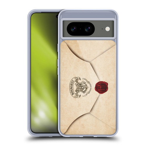 Harry Potter Hogwarts Letter Envelope Acceptance Parchment Soft Gel Case for Google Pixel 8