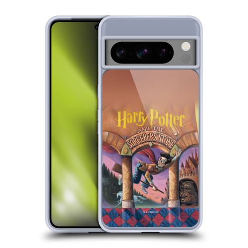 Harry Potter Literary Covers Sorcerer's Stone Soft Gel Case for Google Pixel 8 Pro