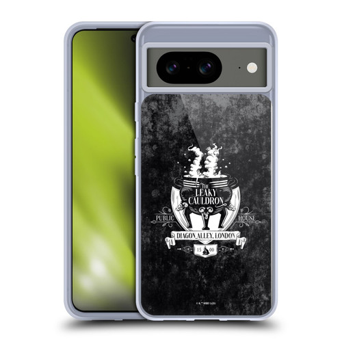 Harry Potter Locations Typography The Leaky Cauldron Soft Gel Case for Google Pixel 8