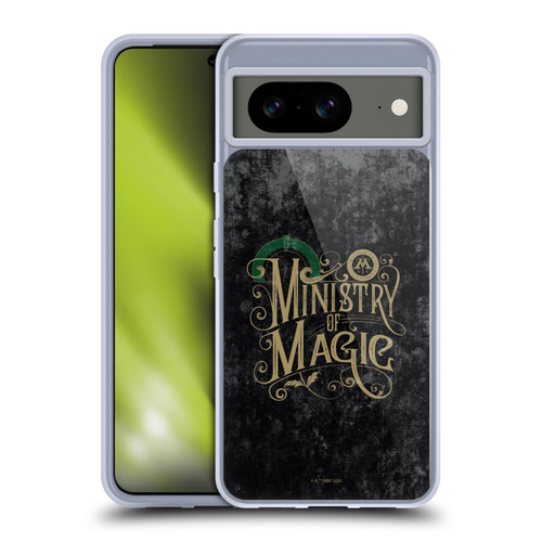 Harry Potter Locations Typography Ministry Of Magic Soft Gel Case for Google Pixel 8