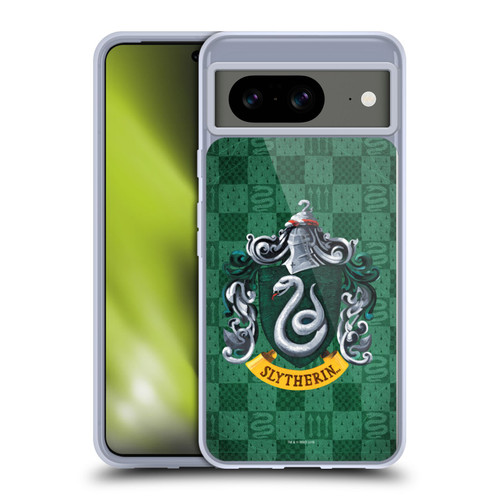 Harry Potter Prisoner Of Azkaban I Slytherin Crest Soft Gel Case for Google Pixel 8